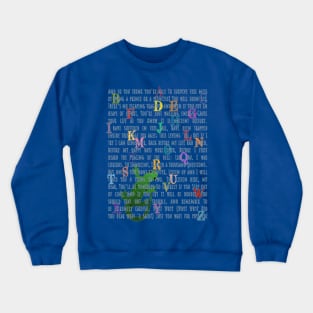 School Song ABCs Crewneck Sweatshirt